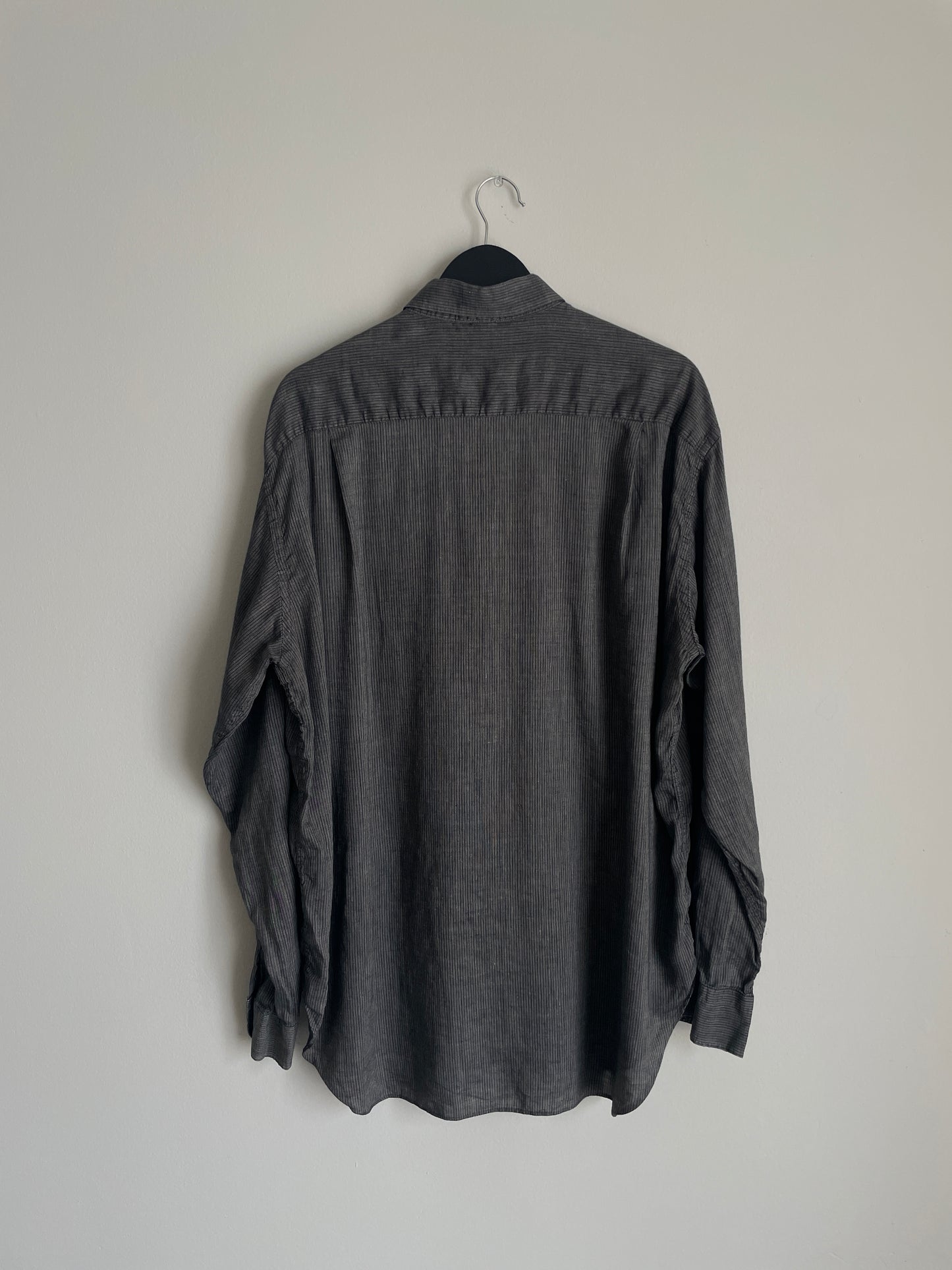 "Giorgio Armani" Linen Button Down Shirt