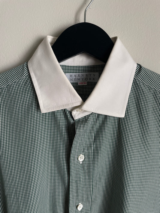 "Barneys New York" Cotton Button Up Shirt