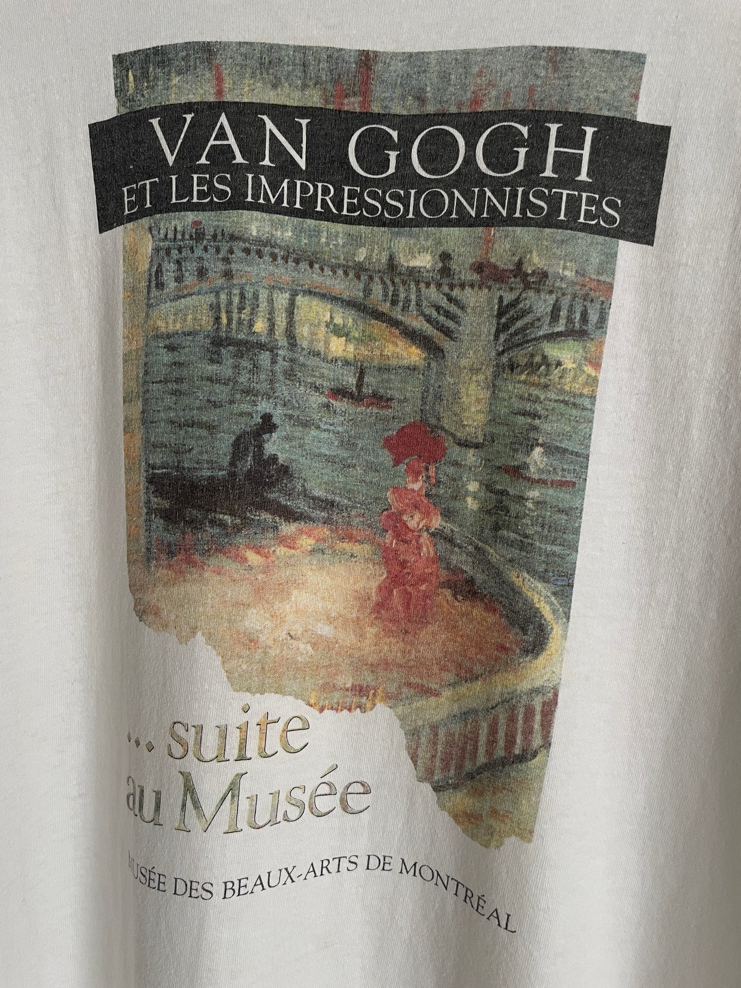 Vincent van Gogh "Bridges Across the Seine at Asnieres" Tee
