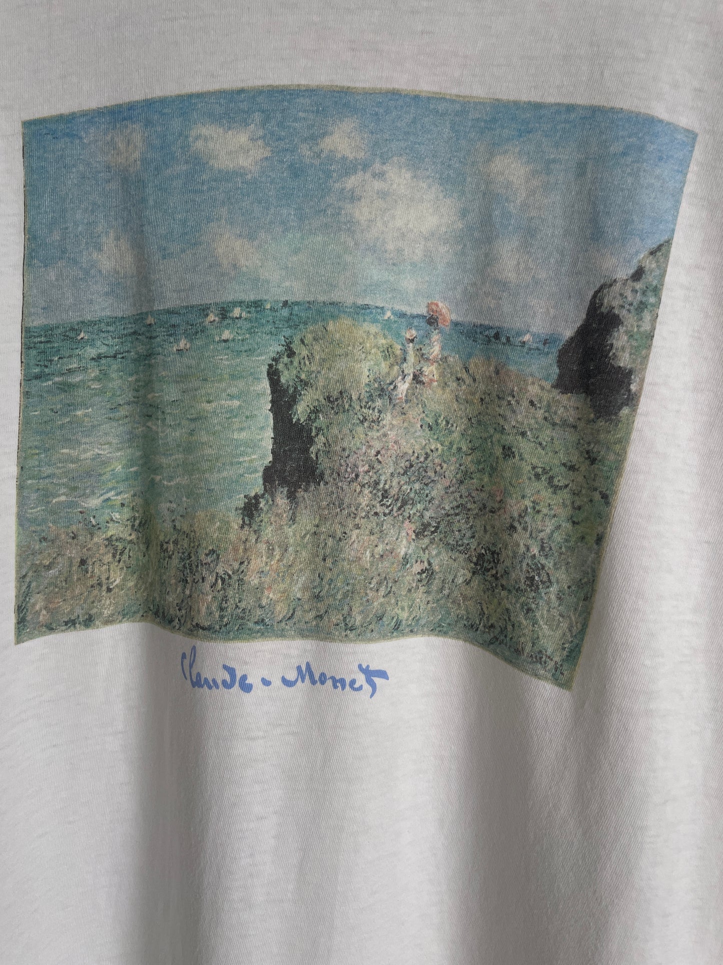 Claude Monet "The Cliff Walk at Pourville" Tee