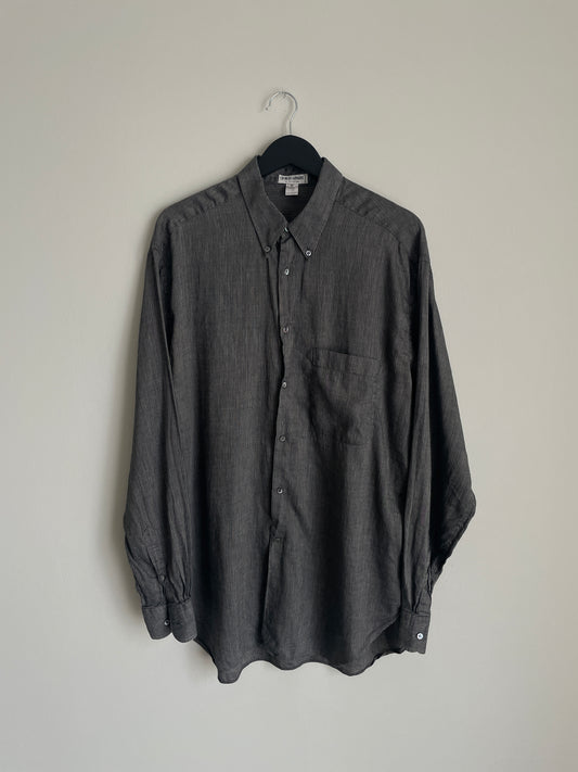 "Giorgio Armani" Linen Button Down Shirt