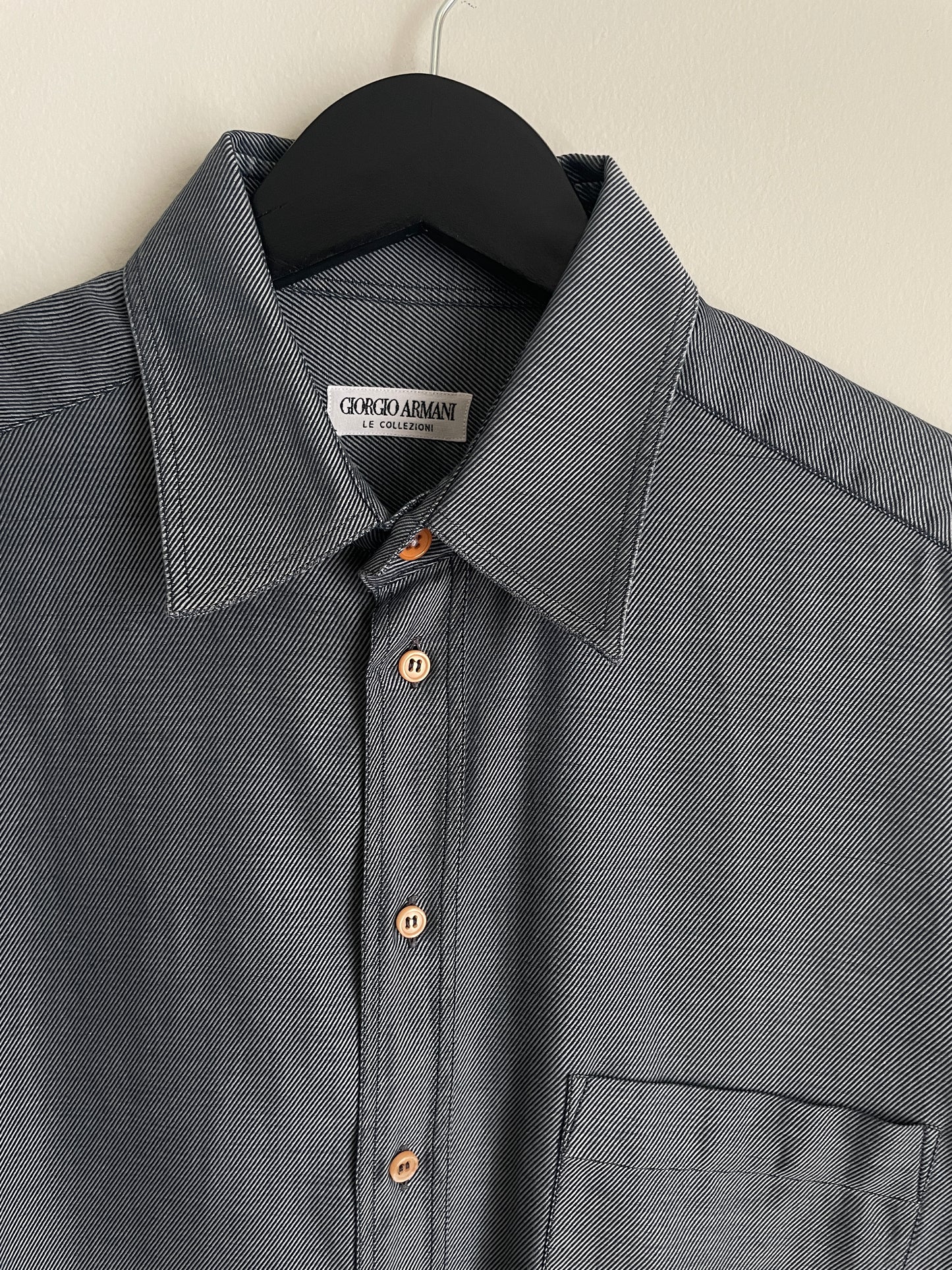 "Giorgio Armani" Cotton Button Up Shirt