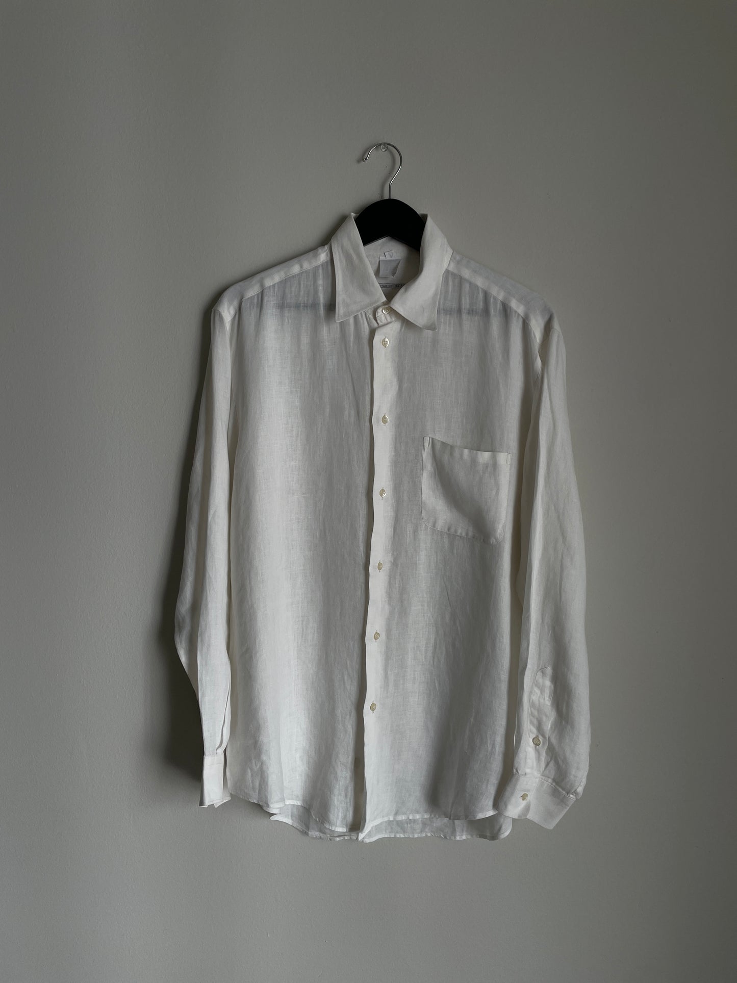 "Moreno Martini Da Firenze" Linen Button Up Shirt