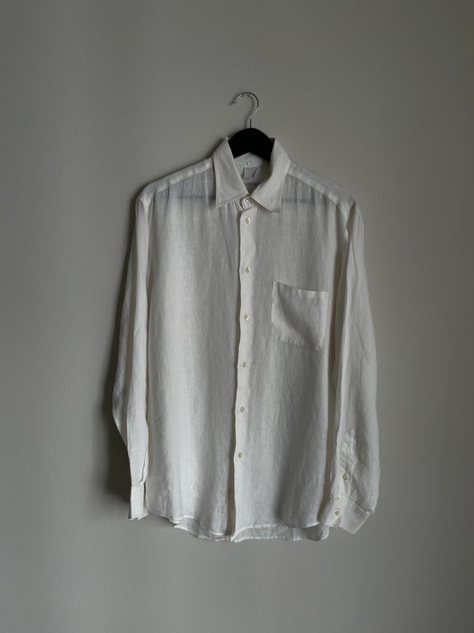 "Moreno Martini Da Firenze" Linen Button Up Shirt
