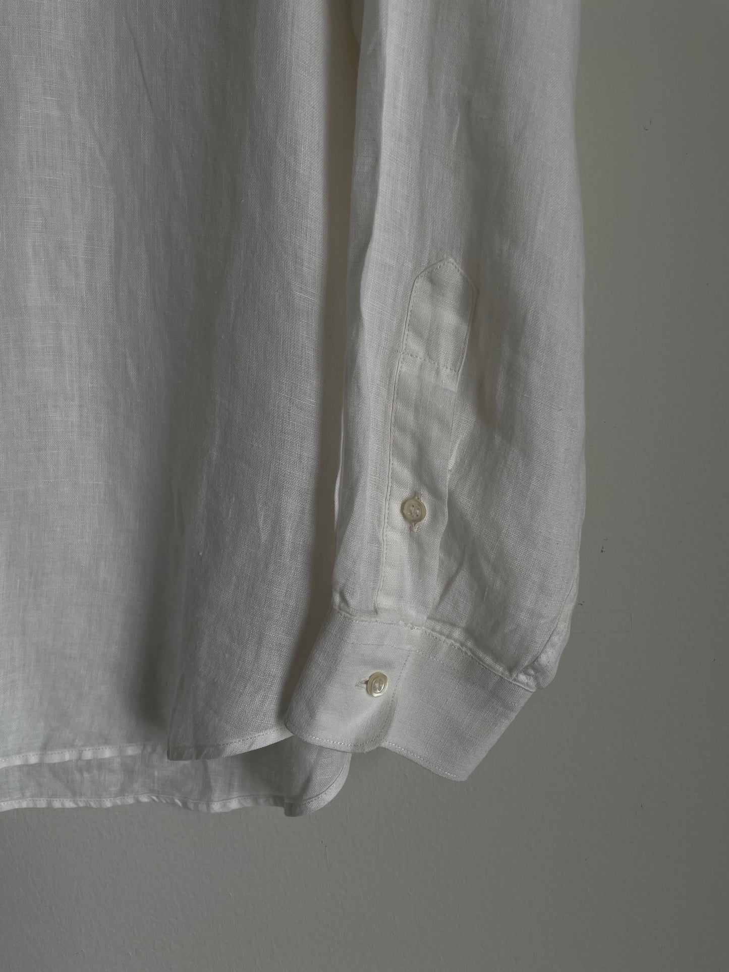 "Moreno Martini Da Firenze" Linen Button Up Shirt