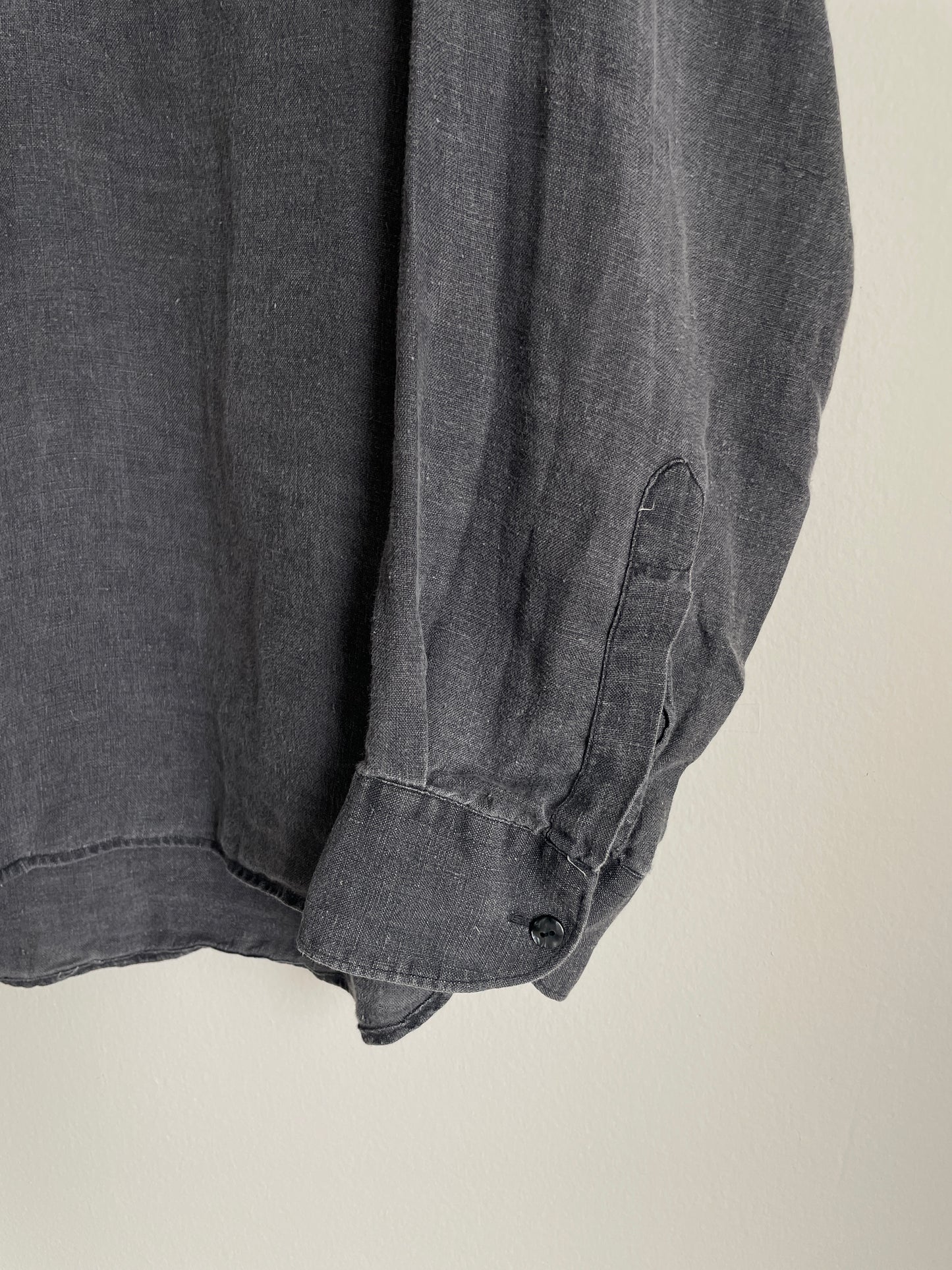 "Barneys New York" Linen Button Up Shirt