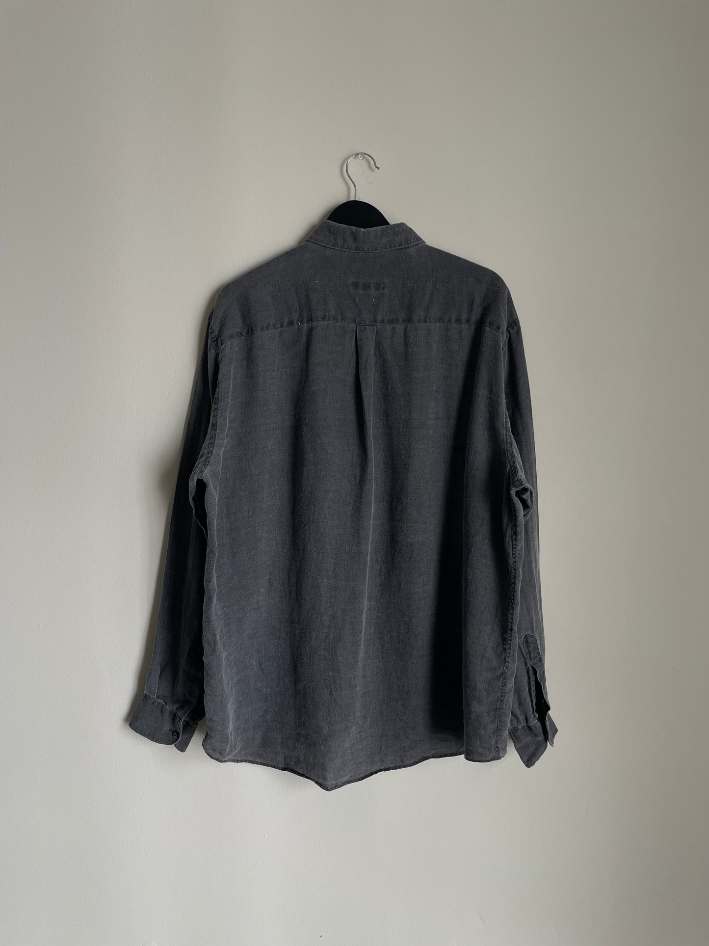 "Barneys New York" Linen Button Up Shirt