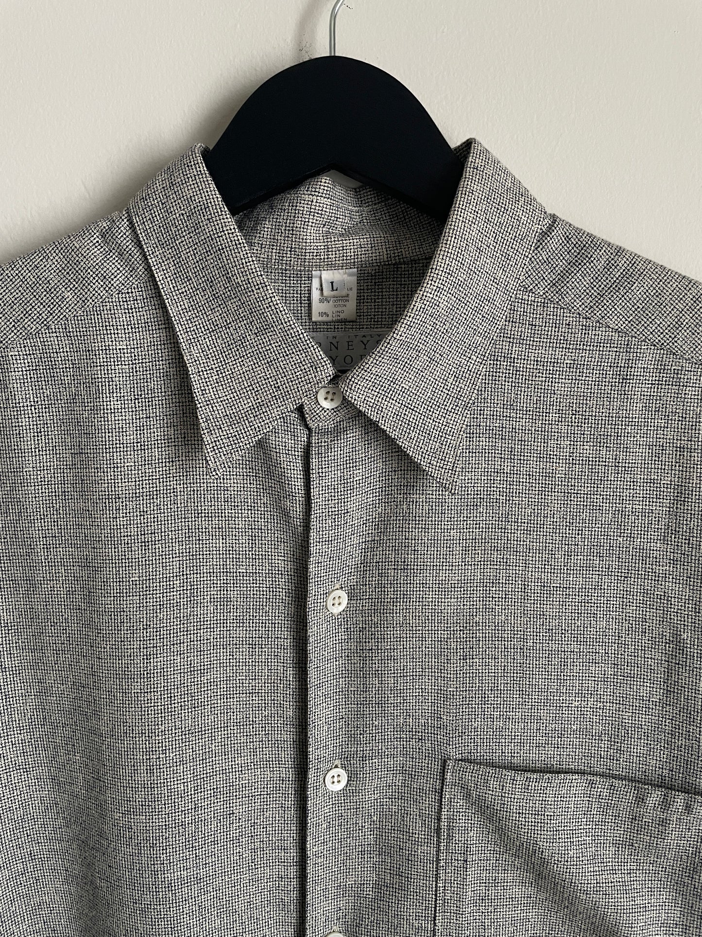 "Barneys New York" Cotton Button Up Shirt