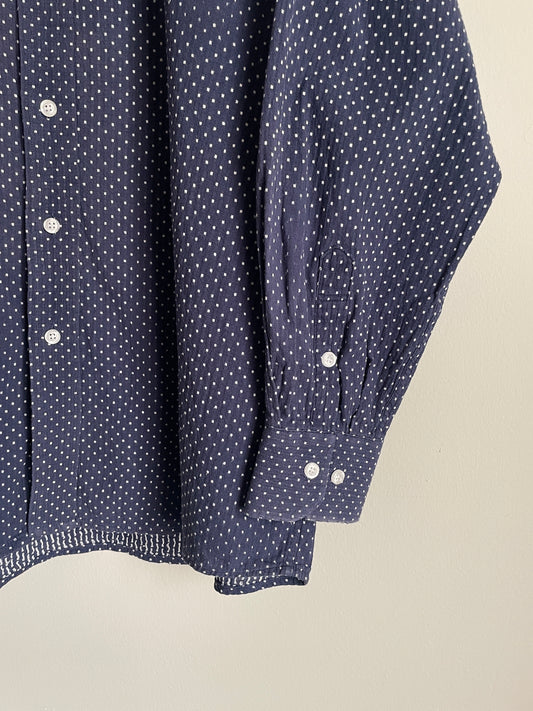 "Barneys New York" Japanese Woven Button Down Shirt